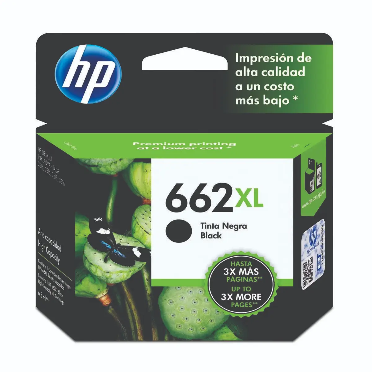 HP 662XL Negro