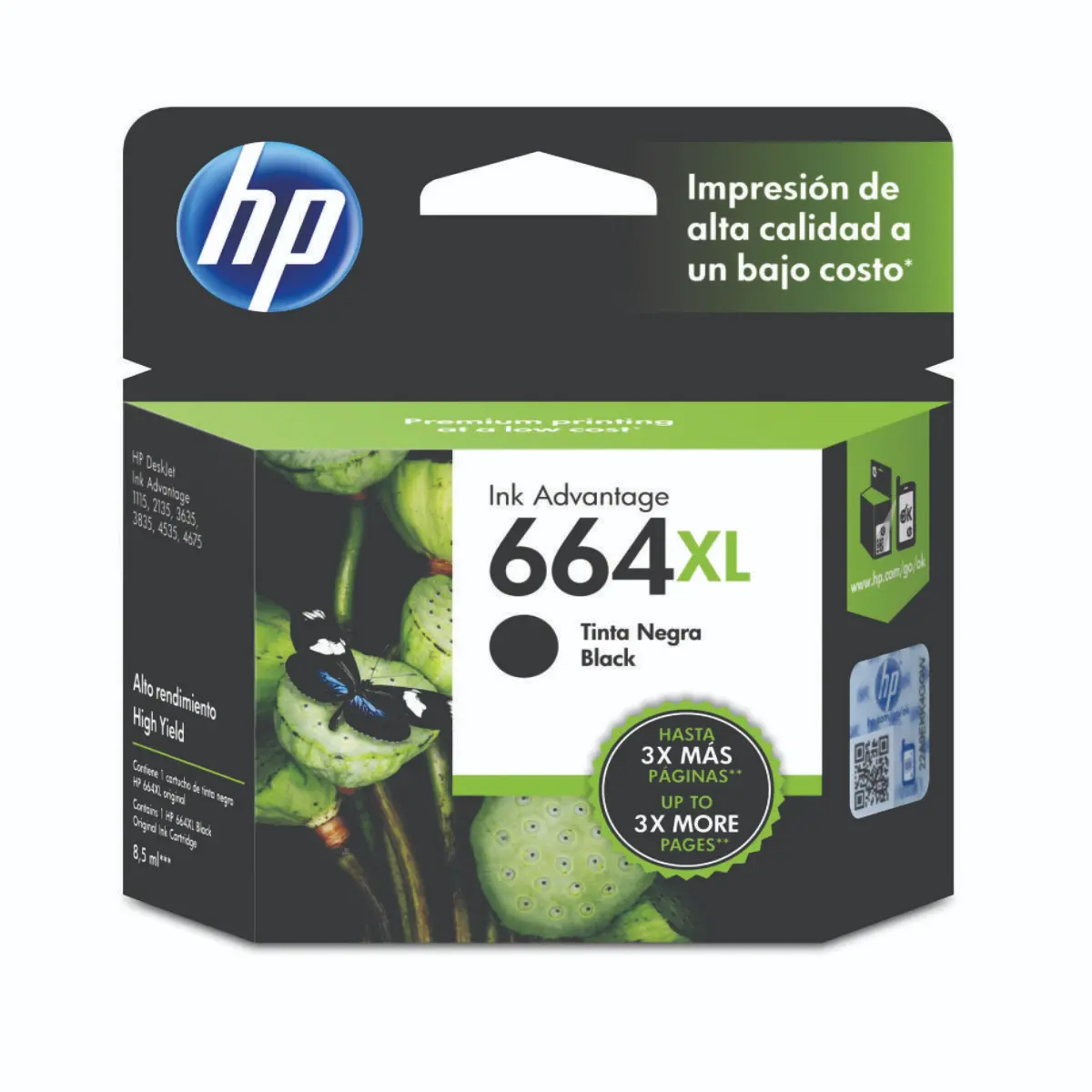 HP 664XL Negro